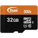 TEAM 32GB MicroSDHC/SDXC UHS-I U1 C10 Memory Card with Adapter