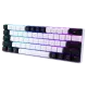 Dareu EK861S Wired RGB gaming keyboard (White on Black)