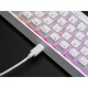 CORSAIR K65 RGB MINI 60% MECHANICAL GAMING KEYBOARD CHERRY MX RED WHITE