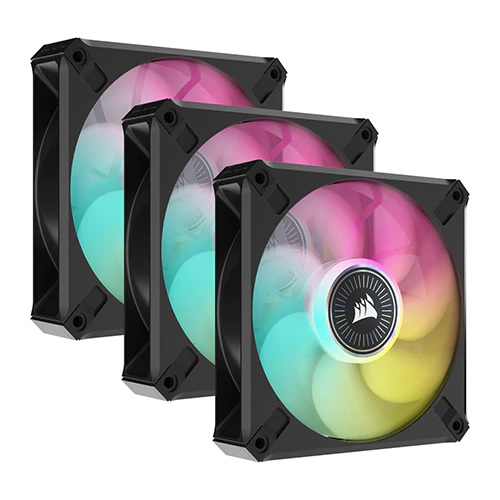 Corsair ICUE ML120 RGB Elite Premium 120mm PWM Magnetic Levitation Triple Fan Kit