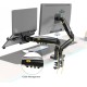 North Bayou F160-FP Laptop Mount with Adjustable Tray for 10-17”Notebook, Full Motion Arm North Bayou F160-FP Laptop Mount with Adjustable Tray for 10-17”Notebook, Full Motion Arm