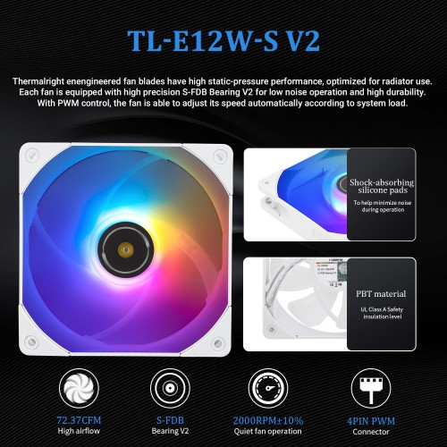 Thermalright Core Vision 360 White ARGB CPU Cooler Thermalright Core Vision 360 White ARGB CPU Cooler
