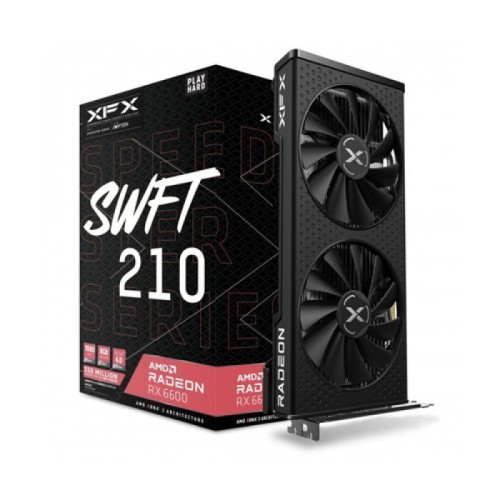 XFX Speedster SWFT 210 Radeon RX 6600 Core 8GB GDDR6 Gaming Graphics Card