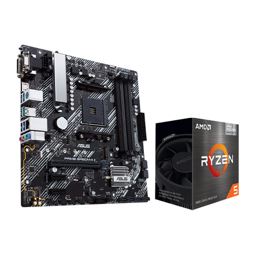 Ryzen 5 5600G With Asus Prime B450M-A II Motherboard CPU Combo