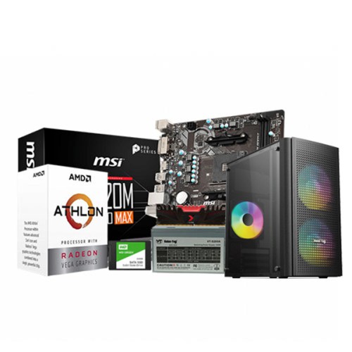 AMD Athlon 200GE & MSI A320M-A PRO PC Build