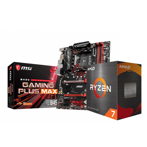 Ryzen 7 4700G MSI B450 GAMING PLUS MAX Motherboard CPU Combo