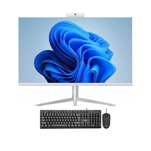AOC AIO Noble A99 Intel Core i7 1360P 16GB RAM 1TB SSD 27 Inch FHD Display White All in One PC with Built in 2600mAh Battery