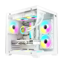 ARS Legend 171 V2 ARGB M-ATX Mid Tower Gaming Casing White