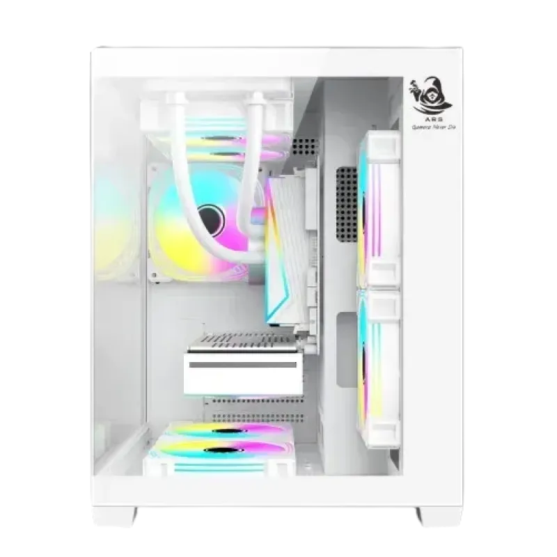 ARS Legend 171 V2 ARGB M-ATX Mid Tower Gaming Casing White