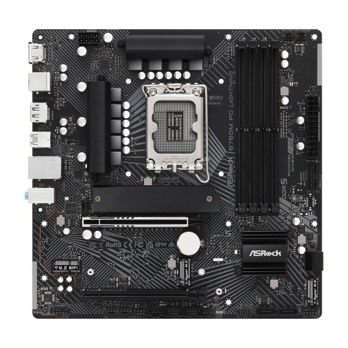 ASRock B760M PG Lightning DDR5 14th, 13th and 12th Gen Micro ATX Motherboard