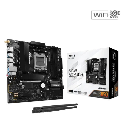 ASRock B850M Pro-A WiFi AM5 DDR5 mATX Motherboard