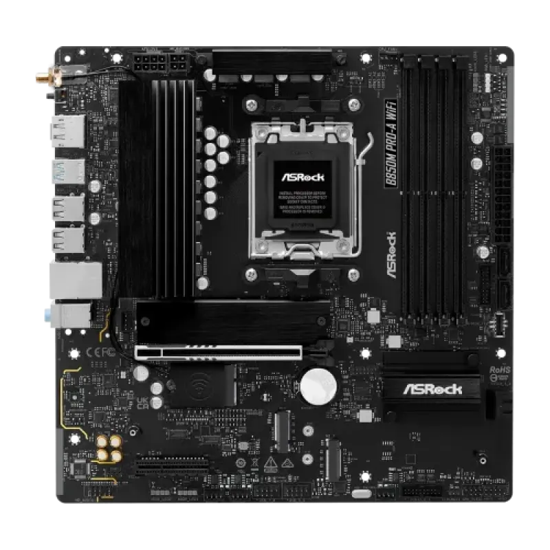 ASRock B850M Pro-A WiFi AM5 DDR5 mATX Motherboard