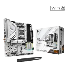 ASRock B850M STEEL LEGEND WIFI AM5 DDR5 mATX Motherboard