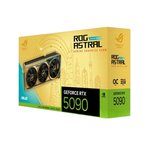 ASUS ROG Astral GeForce RTX 5090 Dhahab OC Edition Graphics Card ASUS ROG Astral GeForce RTX 5090 Dhahab OC Edition Graphics Card