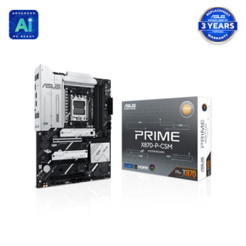 ASUS PRIME X870-P-CSM AMD AM5 ATX Motherboard ASUS PRIME X870-P-CSM AMD AM5 ATX Motherboard