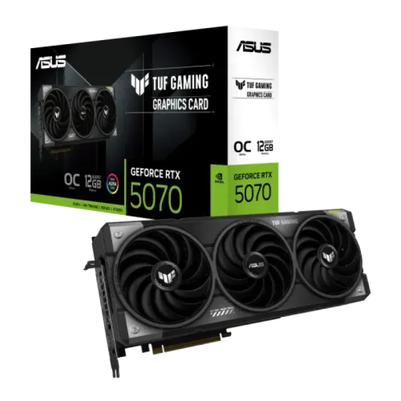 ASUS TUF Gaming GeForce RTX 5070 12GB GDDR7 OC Edition Graphics Card