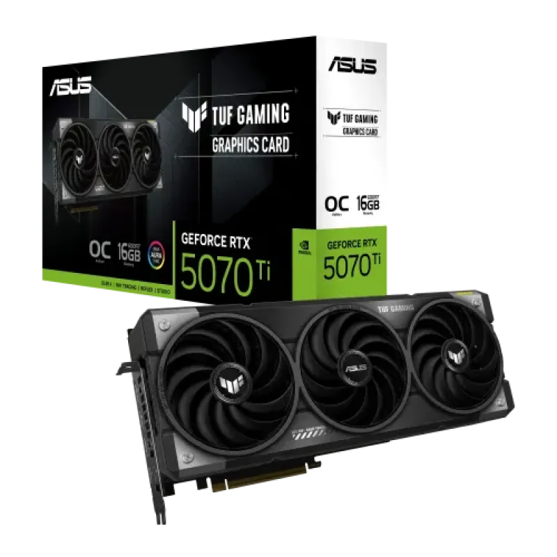 ASUS TUF Gaming GeForce RTX 5070 Ti 16GB GDDR7 OC Edition Graphics Card