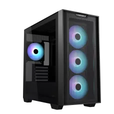 ASUS A21 PLUS BTF Micro-ATX Mid Tower Gaming Case (Black)