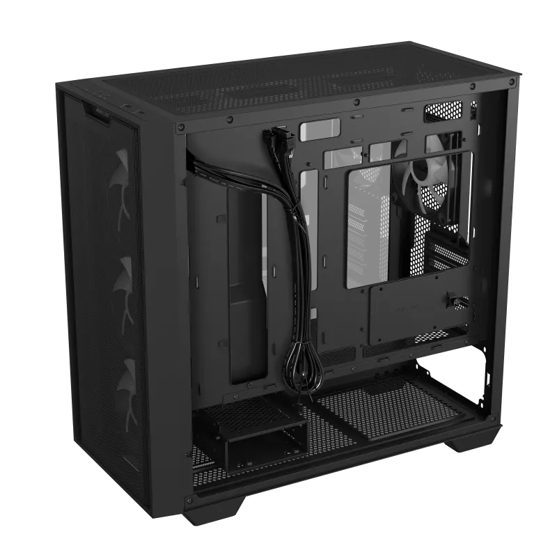 ASUS A21 PLUS BTF Micro-ATX Mid Tower Gaming Case (Black)