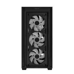 ASUS A21 PLUS BTF Micro-ATX Mid Tower Gaming Case (Black)