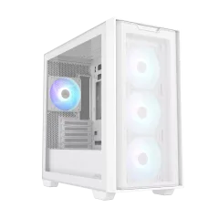 ASUS A21 PLUS BTF Micro-ATX Mid Tower Gaming Case (White)