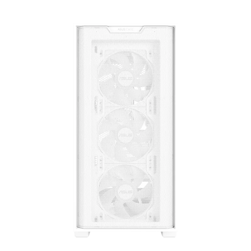 ASUS A21 PLUS BTF Micro-ATX Mid Tower Gaming Case (White)
