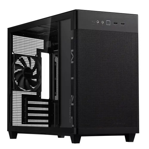 ASUS Prime (AP201) Tempered Glass MicroATX Case Black