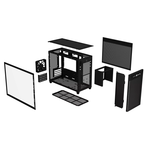 ASUS Prime (AP201) Tempered Glass MicroATX Case Black