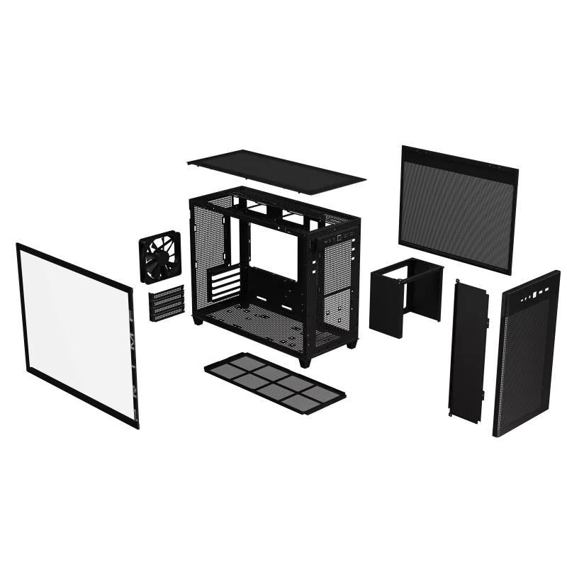 ASUS Prime (AP201) Tempered Glass MicroATX Case Black