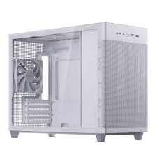 ASUS Prime (AP201) Tempered Glass MicroATX Case - White