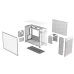 ASUS Prime (AP201) Tempered Glass MicroATX Case - White