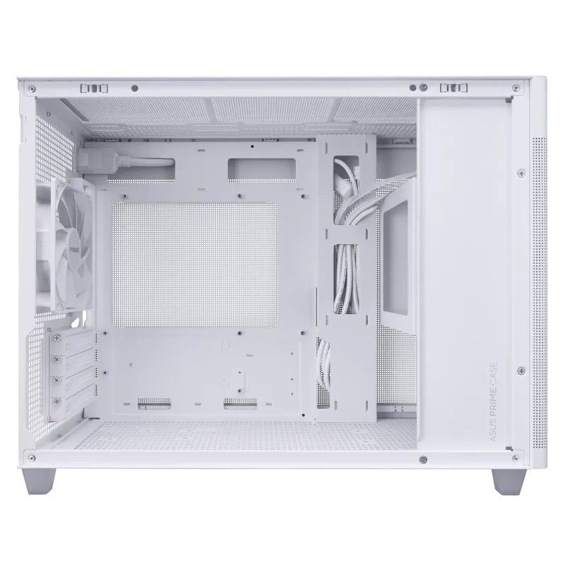 ASUS Prime (AP201) Tempered Glass MicroATX Case - White