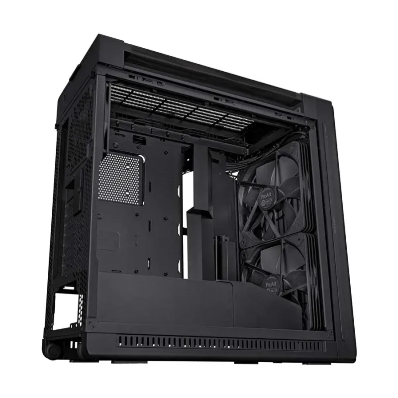 Asus ProArt PA602 Wood Edition Mid Tower Black (Tempered Glass Window) E-ATX Desktop Casing