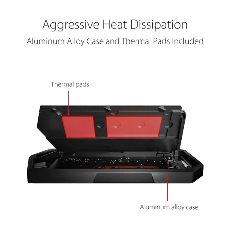 ASUS ROG Strix Arion Lite M.2 NVMe SSD Enclosure ASUS ROG Strix Arion Lite M.2 NVMe SSD Enclosure