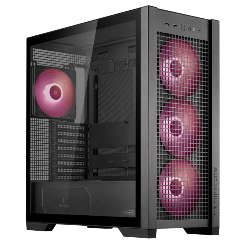 ASUS TUF Gaming GT302 ARGB Mid Tower Gaming Casing - Black