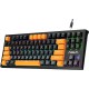 AULA F3032 87 Keys RGB Backlit Wired Mechanical Gaming Keyboard