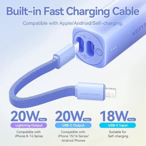 VENTION FHWY0 20W 5000mAh Power Bank