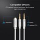 UGREEN AV140 (20898) 3.5mm to 2 Audio Cable - Black UGREEN AV140 (20898) 3.5mm to 2 Audio Cable - Black
