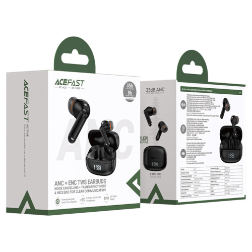 Acefast W1 ANC True Wireless Earbuds with LED Digital Display Acefast W1 ANC True Wireless Earbuds with LED Digital Display