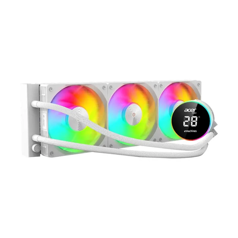 Acer AC360YNW ARGB 360mm AIO White Liquid CPU Cooler