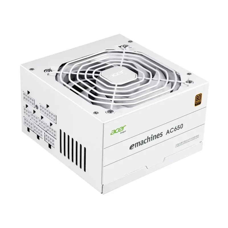Acer AC650W 650W 80 Plus Bronze Full Modular White Power Supply 