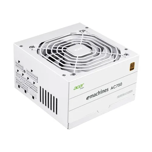 Acer AC750W 750W 80 Plus Bronze Full Modular White Power Supply 