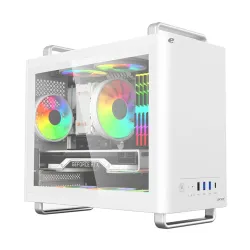 Acer U320WG Glass Mid Tower White Desktop Casing