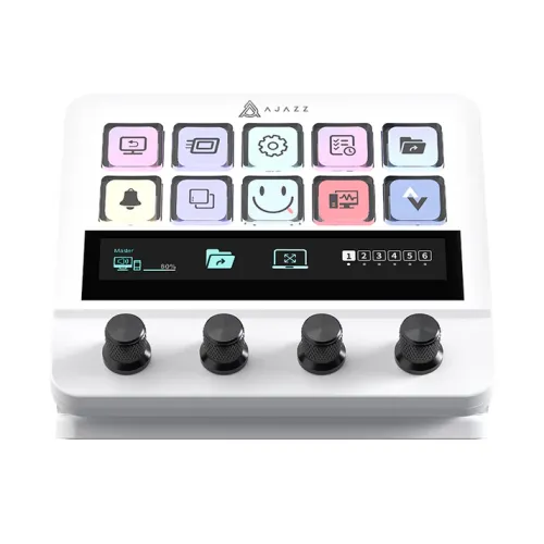 Ajazz Akp05 Stream Deck White