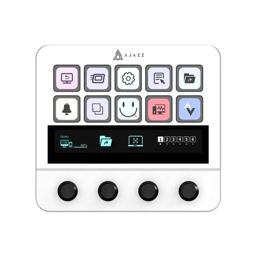 Ajazz Akp05 Stream Deck White