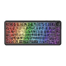 Ajazz AK820 MAX Ultra HE Mechanical Keyboard Spider Web Black