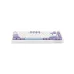 Ajazz AK820 MAX HE Mechanical Keyboard Purple White Blue