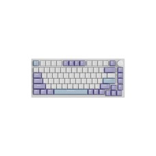 Ajazz AK820 75% Gasket-mounted Wired Mechanical Keyboard Purple White