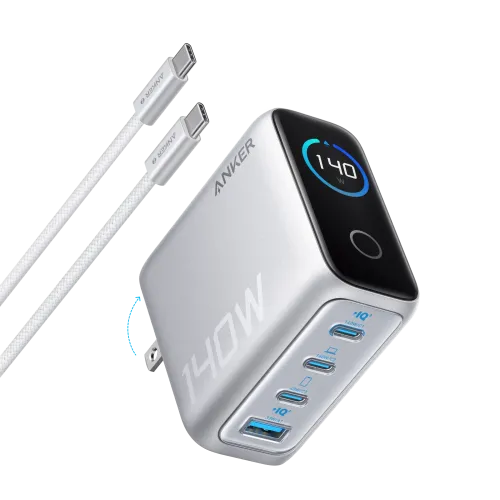 Anker Zolo B2697 140W Fast Charger With Type C to Type C Cable