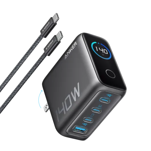 Anker Zolo B2697 140W Fast Charger With Type C to Type C Cable